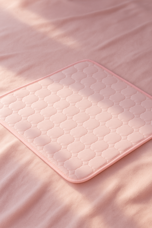 Summer Pet Ice Mat Cat Cooling Ice Mat Dog Pad Breathable Cat Cool Mat Portable & Washable Pet Cooling Blanket for Kennel/Sofa/B